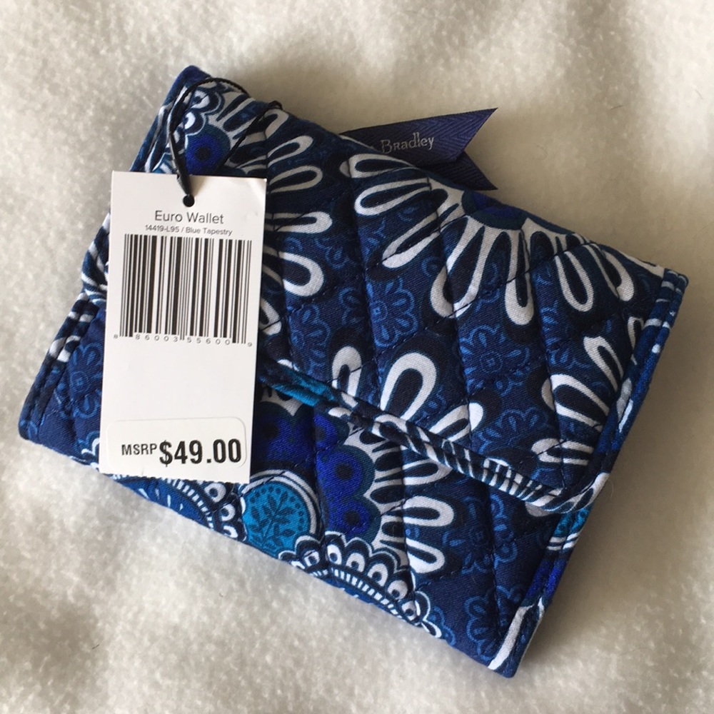 Vera Bradley Euro Wallet NWT